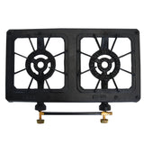 Campmaster Twin Cast Country Cooker Gas Stove with QCC Regulator