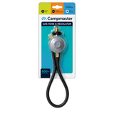 Campmaster 600mm POL Gas Hose and Regulator Including Adaptor