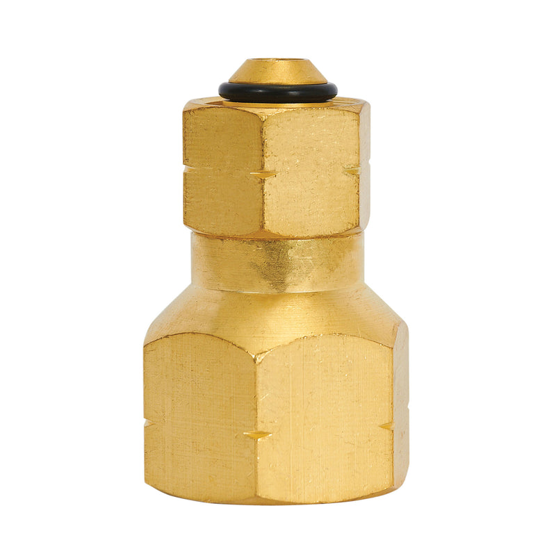 Campmaster 3/8″ Left Hand Female to POL Female Straight Gas Adaptor